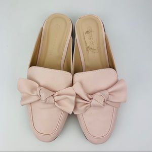 Wild Diva Pink Faux Leather Mules Women’s Size 9